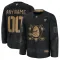 Fanatics Anaheim Ducks Personalisiert 24/25 Military Appreciation Practice Trikot - Herren (Schwarz)