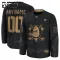 Fanatics Anaheim Ducks Personalisiert 24/25 Military Appreciation Practice Trikot - Kinder (Schwarz)