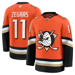 Fanatics Anaheim Ducks Trevor Zegras 24/25 Home Premium Trikot - Herren (Orange)