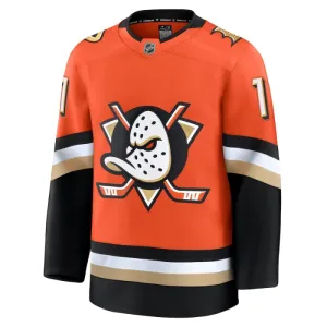 Fanatics Anaheim Ducks Trevor Zegras 24/25 Home Premium Trikot - Herren (Orange)