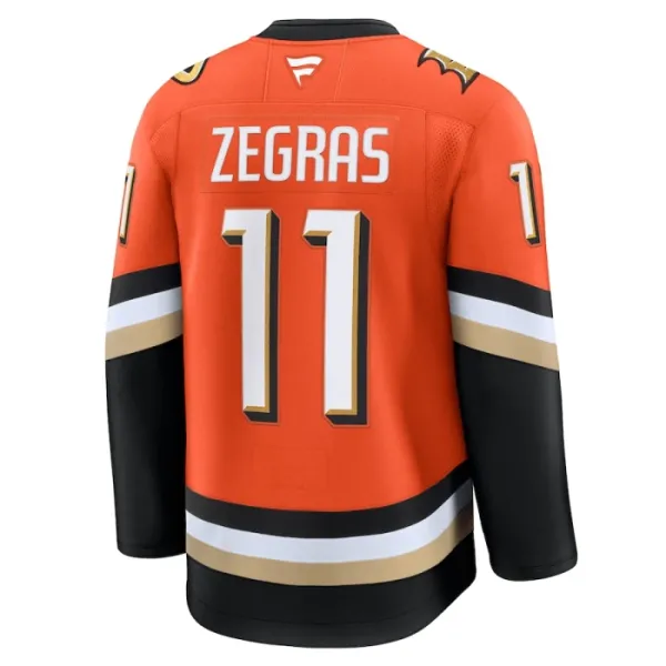 Fanatics Anaheim Ducks Trevor Zegras 24/25 Home Premium Trikot - Herren (Orange)