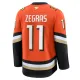 Fanatics Anaheim Ducks Trevor Zegras 24/25 Home Premium Trikot - Herren (Orange)