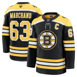 Fanatics Boston Bruins Brad March 24/25 Home Premium Trikot - Herren (Schwarz) Fanatics Boston Bruins Brad March 24/25 Home Premium Trikot - Herren (Schwarz)