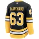 Fanatics Boston Bruins Brad Marchand 100 Jahre Jubiläum 24/25 Alternate Premium Trikot - Herren (Schwarz)