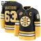 Fanatics Boston Bruins Brad Marchand 100 Jahre Jubiläum 24/25 Alternate Premium Trikot - Kinder (Schwarz)