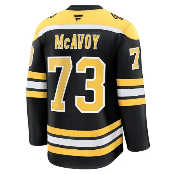 Fanatics Boston Bruins Charlie McAvoy 24/25 Home Premium Trikot - Herren (Schwarz)