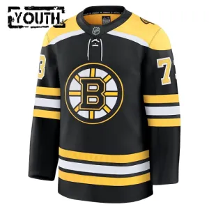 Fanatics Boston Bruins Charlie McAvoy 24/25 Home Premium Trikot - Kinder (Schwarz)
