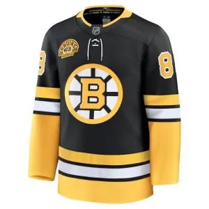Fanatics Boston Bruins David Pastrnak 100 Jahre Jubiläum 24/25 Alternate Premium Trikot - Herren (Schwarz)