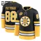 Fanatics Boston Bruins David Pastrnak 100 Jahre Jubiläum 24/25 Alternate Premium Trikot - Kinder (Schwarz)