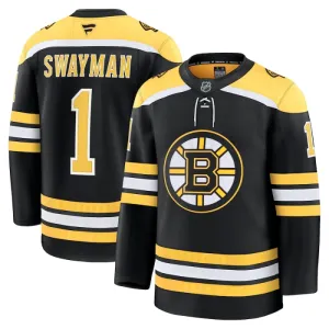 Fanatics Boston Bruins Jeremy Swayman 24/25 Home Premium Trikot - Herren (Schwarz) Fanatics Boston Bruins Jeremy Swayman 24/25 Home Premium Trikot - Herren (Schwarz)