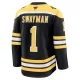 Fanatics Boston Bruins Jeremy Swayman 24/25 Home Premium Trikot - Herren (Schwarz)