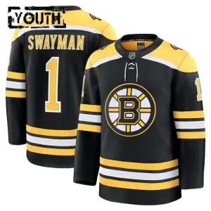 Fanatics Boston Bruins Jeremy Swayman 24/25 Home Premium Trikot - Kinder (Schwarz) Fanatics Boston Bruins Jeremy Swayman 24/25 Home Premium Trikot - Kinder (Schwarz)