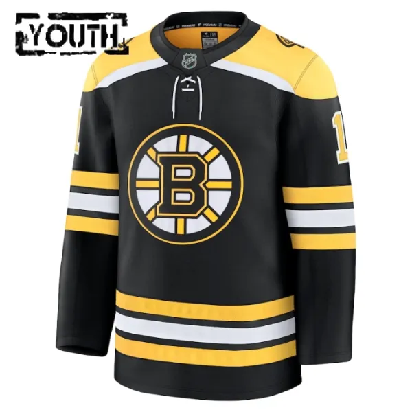 Fanatics Boston Bruins Jeremy Swayman 24/25 Home Premium Trikot - Kinder (Schwarz)