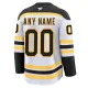 Fanatics Boston Bruins Personalisiert 24/25 Away Premium Trikot - Herren (Weiss)