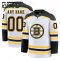 Fanatics Boston Bruins Personalisiert 24/25 Away Premium Trikot - Kinder (Weiss)