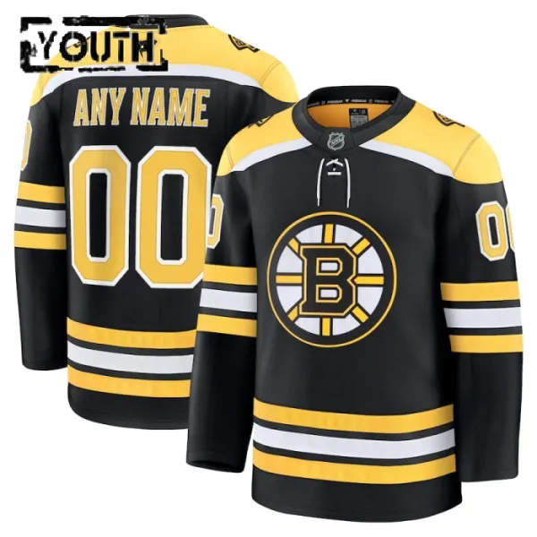 Fanatics Boston Bruins Personalisiert 24/25 Home Premium Trikot - Kinder (Schwarz) Fanatics Boston Bruins Personalisiert 24/25 Home Premium Trikot - Kinder (Schwarz)
