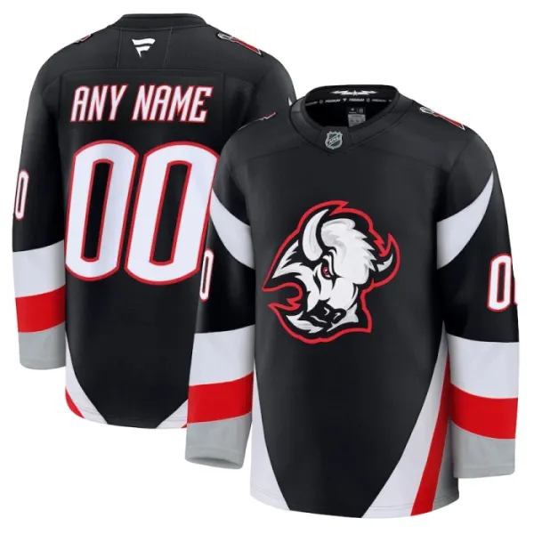 Fanatics Buffalo Sabres Personalisiert 24/25 Alternate Premium Trikot - Herren (Schwarz) Fanatics Buffalo Sabres Personalisiert 24/25 Alternate Premium Trikot - Herren (Schwarz)