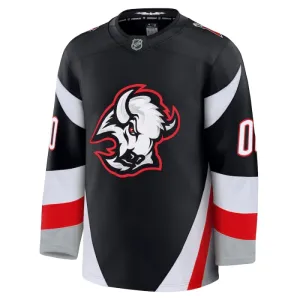Fanatics Buffalo Sabres Personalisiert 24/25 Alternate Premium Trikot - Herren (Schwarz)