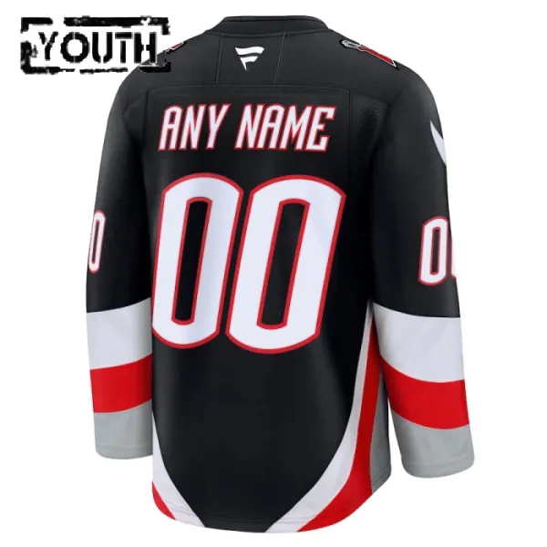 Fanatics Buffalo Sabres Personalisiert 24/25 Alternate Premium Trikot - Kinder (Schwarz)