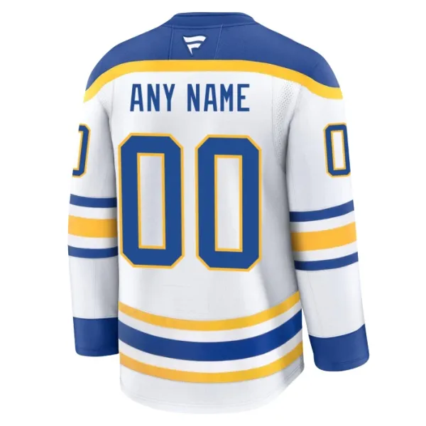 Fanatics Buffalo Sabres Personalisiert 24/25 Away Premium Trikot - Herren (Weiss)