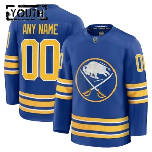 Fanatics Buffalo Sabres Personalisiert 24/25 Home Premium Trikot - Kinder (Blau)