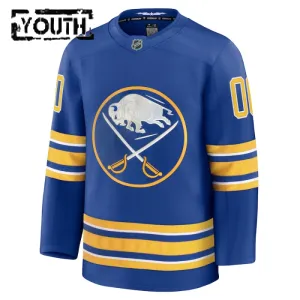 Fanatics Buffalo Sabres Personalisiert 24/25 Home Premium Trikot - Kinder (Blau)