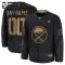 Fanatics Buffalo Sabres Personalisiert 24/25 Military Appreciation Practice Trikot - Kinder (Schwarz)
