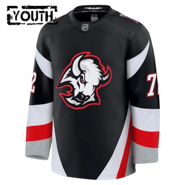Fanatics Buffalo Sabres Tage Thompson 24/25 Alternate Premium Trikot - Kinder (Schwarz)