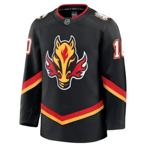 Fanatics Calgary Flames Jonathan Huberdeau 24/25 Alternate Premium Trikot - Herren (Schwarz)