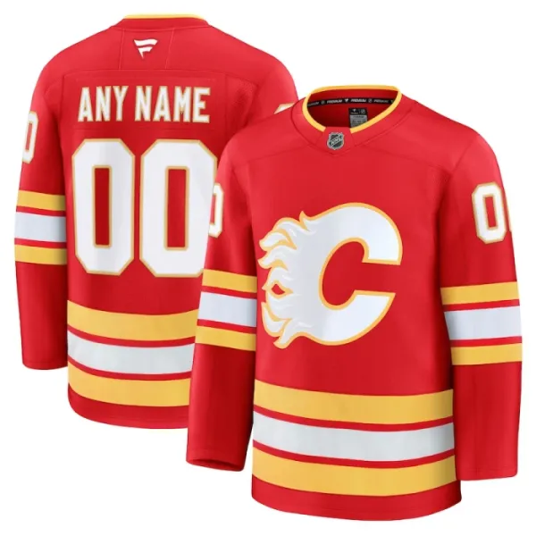 Fanatics Calgary Flames Personalisiert 24/25 Home Premium Trikot - Herren (Rot) Fanatics Calgary Flames Personalisiert 24/25 Home Premium Trikot - Herren (Rot)