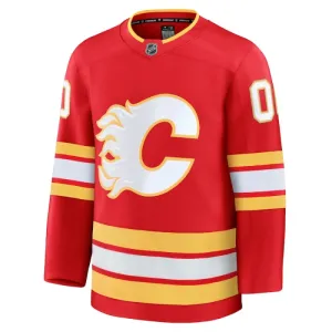 Fanatics Calgary Flames Personalisiert 24/25 Home Premium Trikot - Herren (Rot)