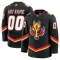 Fanatics Calgary Flames Personalisiert Alternate Premium Trikot - Herren (Schwarz)