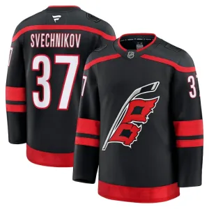 Fanatics Carolina Hurricanes Andrei Svechnikov 24/25 Home Premium Trikot - Herren (Schwarz) Fanatics Carolina Hurricanes Andrei Svechnikov 24/25 Home Premium Trikot - Herren (Schwarz)