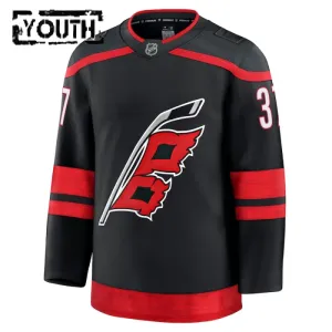 Fanatics Carolina Hurricanes Andrei Svechnikov 24/25 Home Premium Trikot - Kinder (Schwarz)