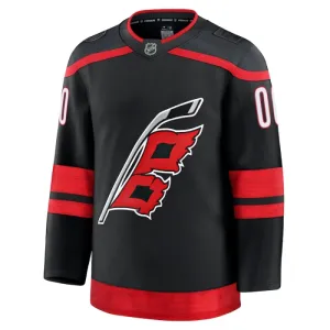 Fanatics Carolina Hurricanes Personalisiert 24/25 Home Premium Trikot - Herren (Schwarz)