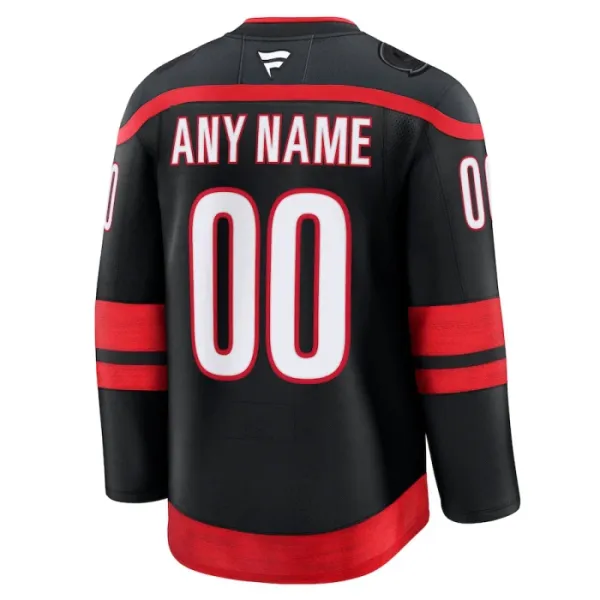 Fanatics Carolina Hurricanes Personalisiert 24/25 Home Premium Trikot - Herren (Schwarz)