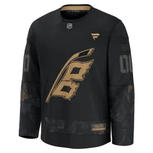 Fanatics Carolina Hurricanes Personalisiert 24/25 Military Appreciation Practice Trikot - Herren (Schwarz)