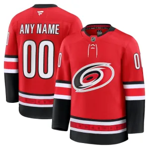 Fanatics Carolina Hurricanes Personalisiert Jubiläum Alternate Premium Trikot - Herren (Rot)