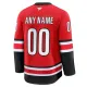Fanatics Carolina Hurricanes Personalisiert Jubiläum Alternate Premium Trikot - Herren (Rot)