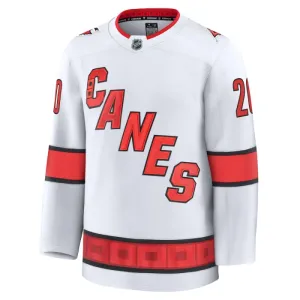 Fanatics Carolina Hurricanes Sebastian Aho 24/25 Away Premium Trikot - Herren (Weiss)