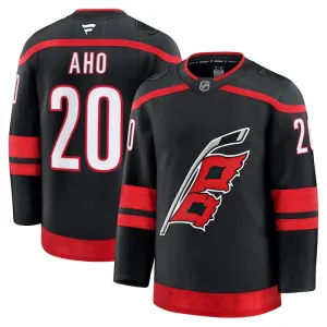 Fanatics Carolina Hurricanes Sebastian Aho 24/25 Home Premium Trikot - Herren (Schwarz)