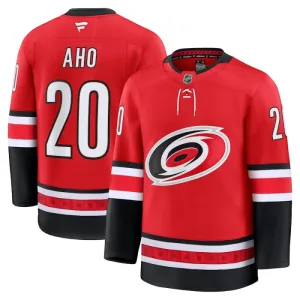 Fanatics Carolina Hurricanes Sebastian Aho Jubiläum Alternate Premium Trikot - Herren (Rot)