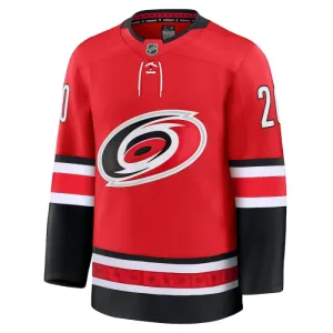 Fanatics Carolina Hurricanes Sebastian Aho Jubiläum Alternate Premium Trikot - Herren (Rot)
