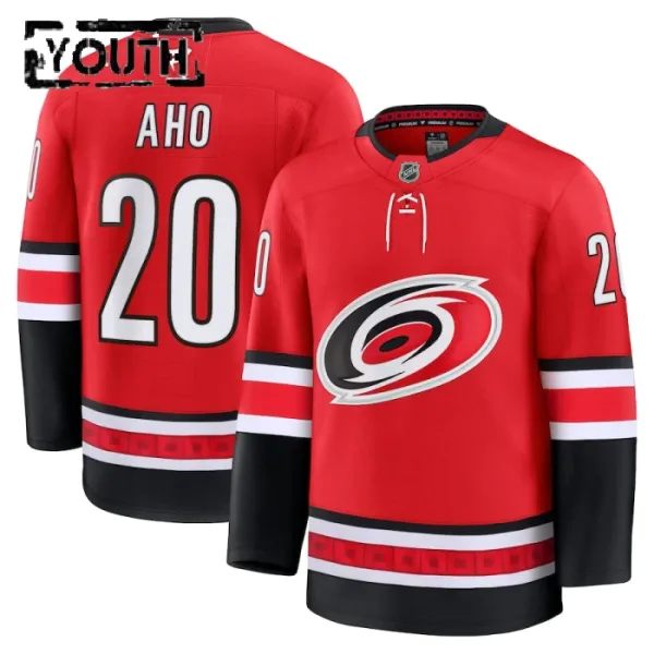Fanatics Carolina Hurricanes Sebastian Aho Jubiläum Alternate Premium Trikot - Kinder (Rot) Fanatics Carolina Hurricanes Sebastian Aho Jubiläum Alternate Premium Trikot - Kinder (Rot)