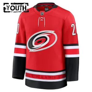 Fanatics Carolina Hurricanes Sebastian Aho Jubiläum Alternate Premium Trikot - Kinder (Rot)