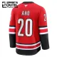 Fanatics Carolina Hurricanes Sebastian Aho Jubiläum Alternate Premium Trikot - Kinder (Rot)