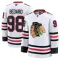 Fanatics Chicago Blackhawks Connor Bedard 24/25 Away Premium Trikot - Herren (Weiss)