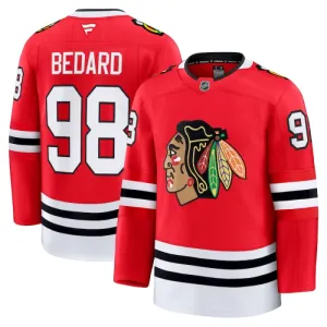 Fanatics Chicago Blackhawks Connor Bedard 24/25 Home Premium Trikot - Herren (Rot)