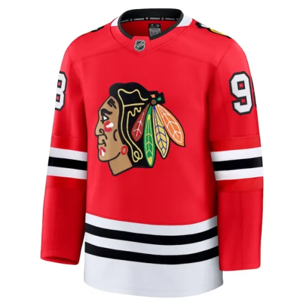 Fanatics Chicago Blackhawks Connor Bedard 24/25 Home Premium Trikot - Herren (Rot)