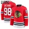 Fanatics Chicago Blackhawks Connor Bedard 24/25 Home Premium Trikot - Kinder (Rot)